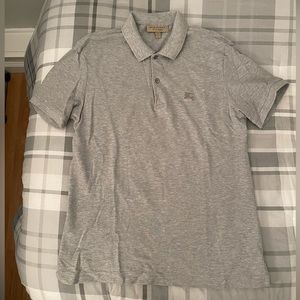 Burberry Polo in Light Heather Gray